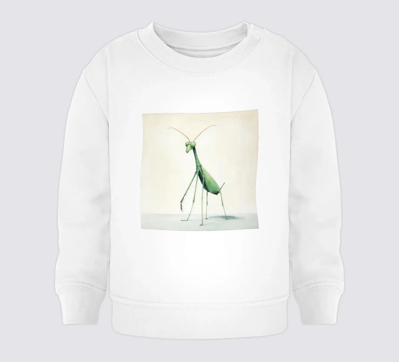 Mante religieuse minimale 3 sweat pour bébé de Minimal Animal Art