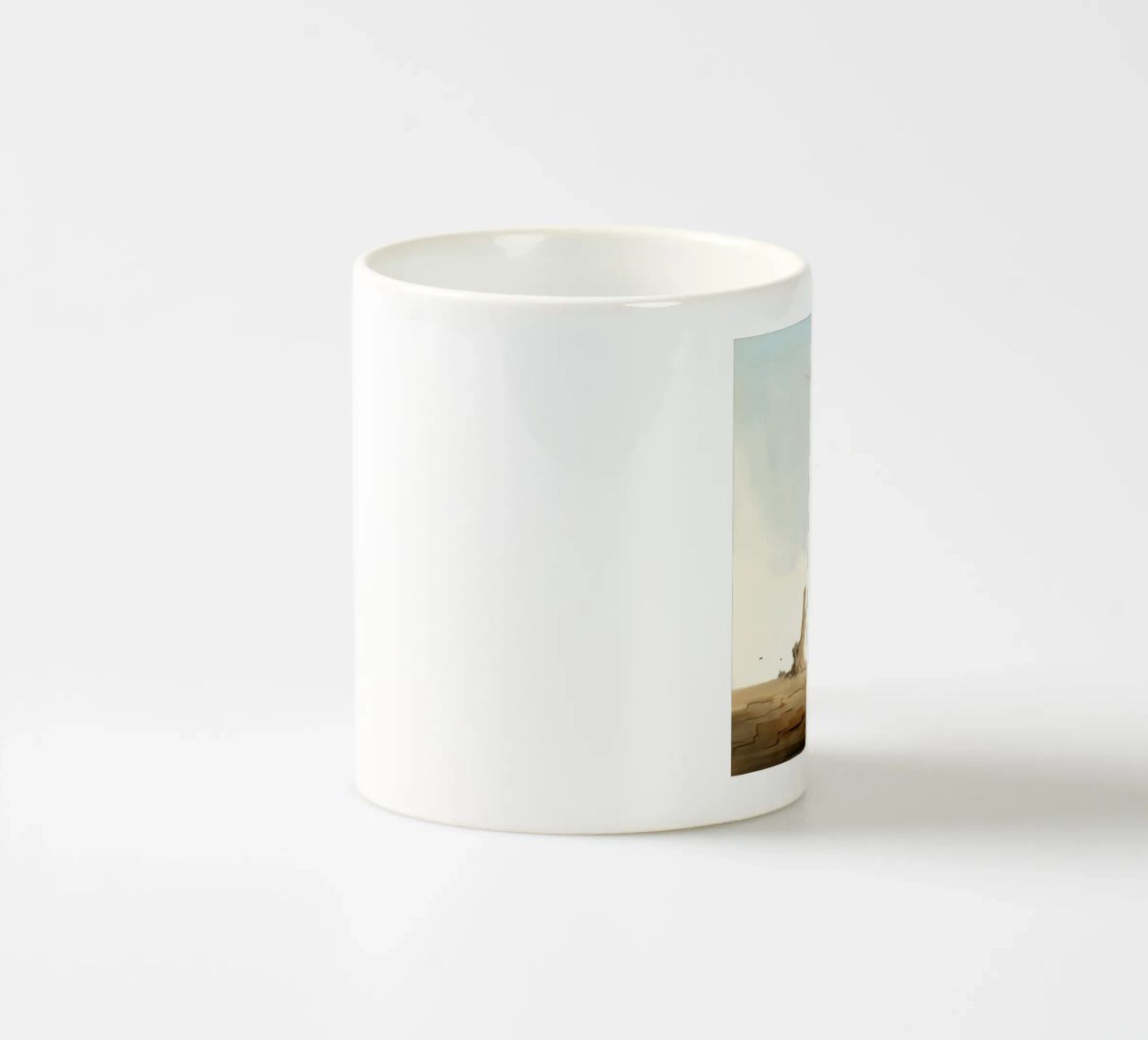 Mantide religiosa minima 4 tazza in ceramica da Minimal Animal Art