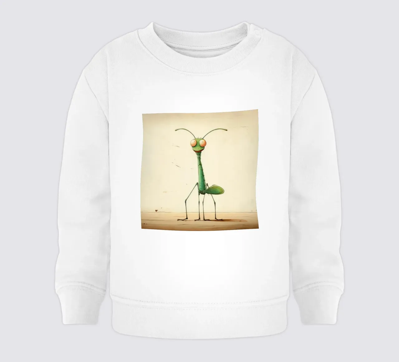 Mante religieuse minimale 1 sweat pour bébé de Minimal Animal Art