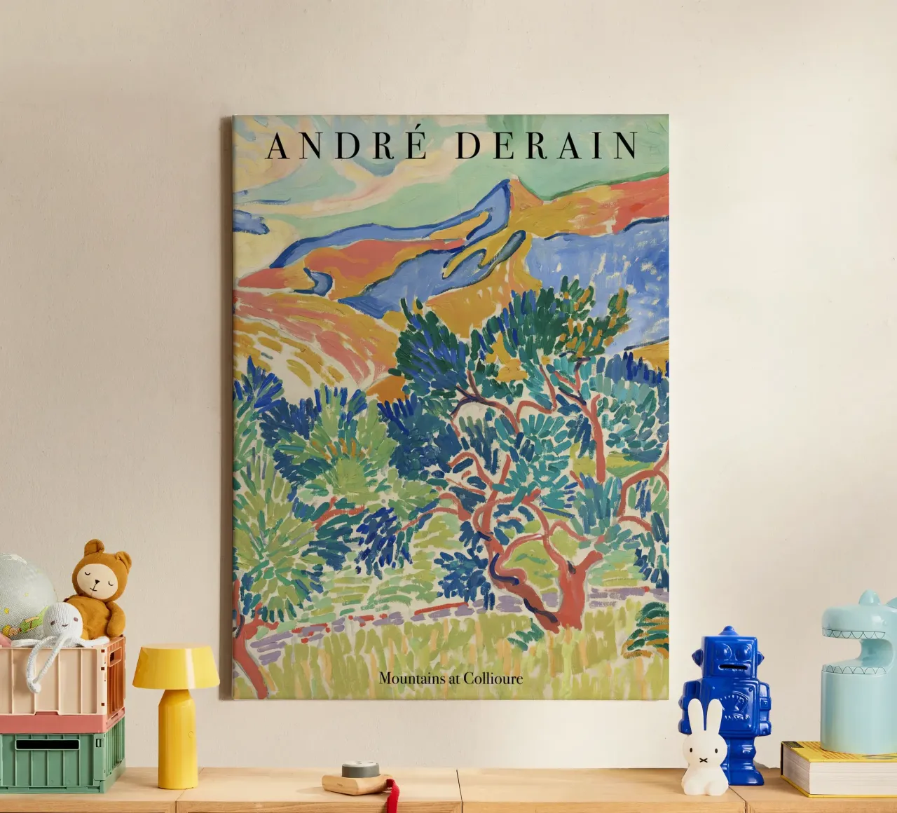 Andre Derain, Montagne a Collioure, Arte classica tela con Cornice a cassetta da Peaches Art Prints