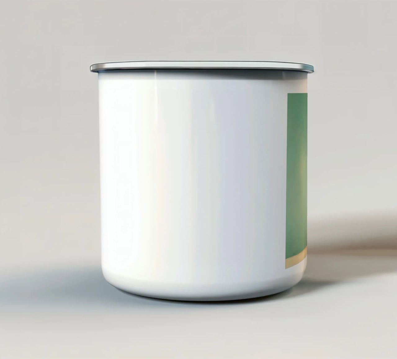 Coniglio minimo 3 tazza in smalto da Minimal Animal Art