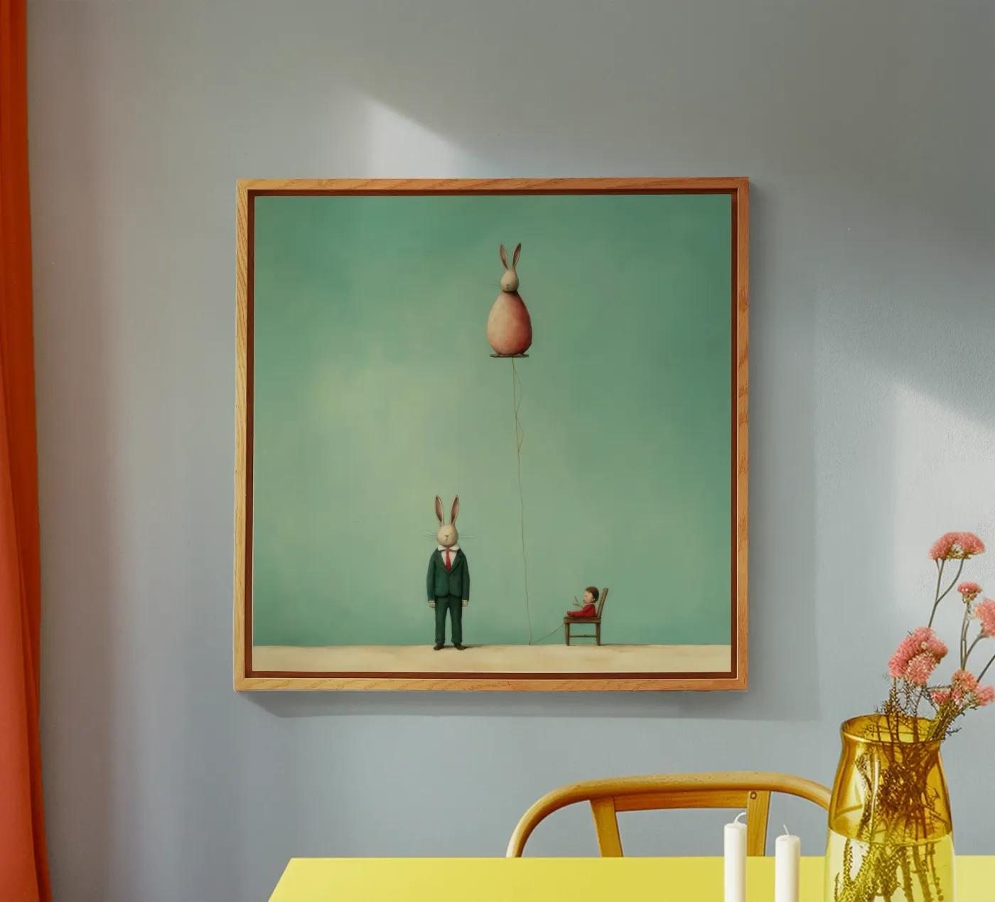 Minimal Rabbit plexiglass da Minimal Animal Art