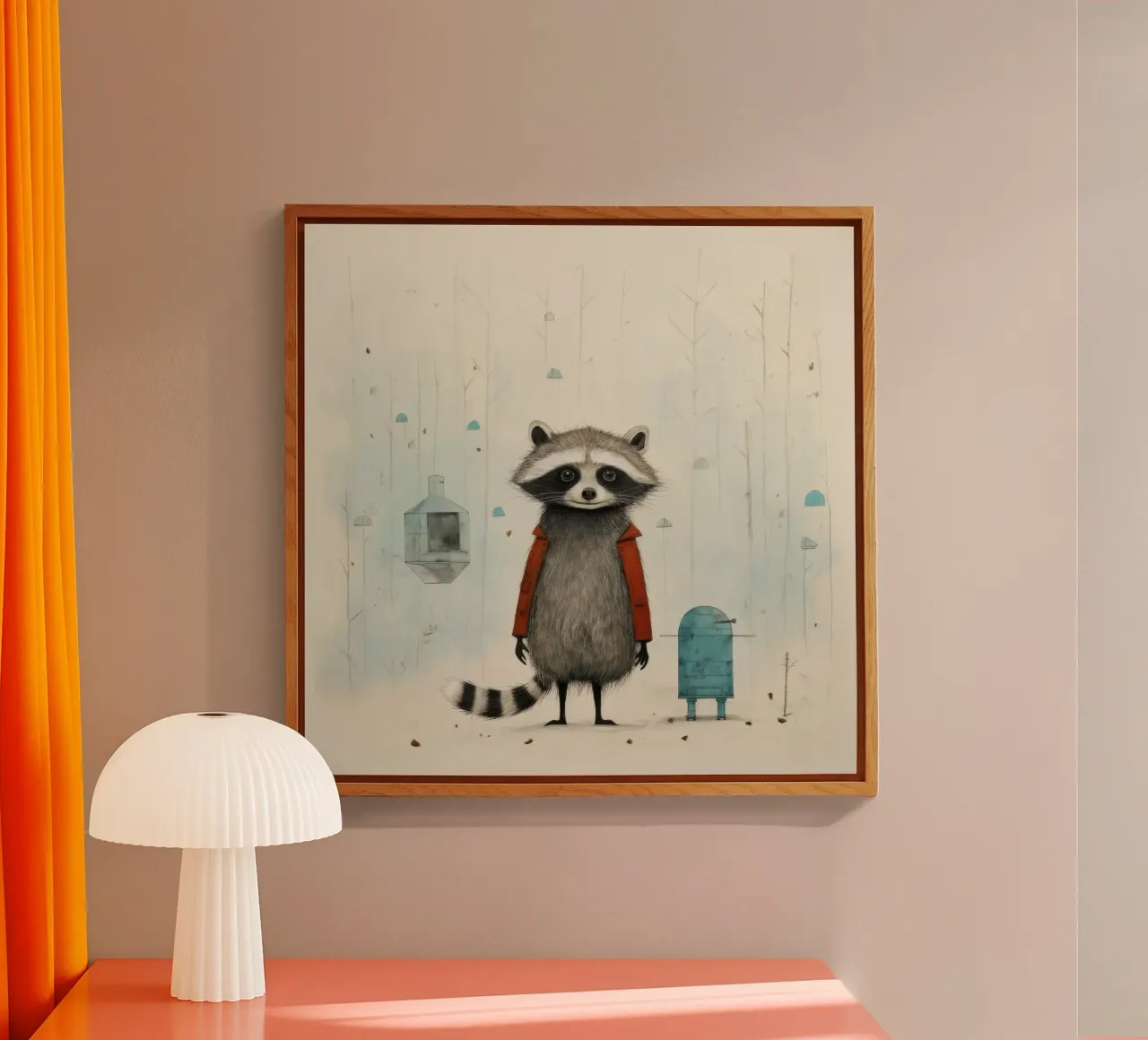 Procione minimo 2 plexiglass da Minimal Animal Art