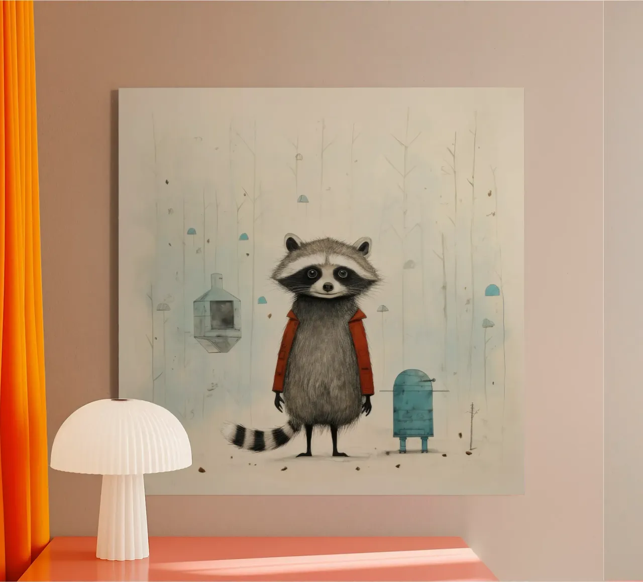 Procione minimo 2 plexiglass da Minimal Animal Art