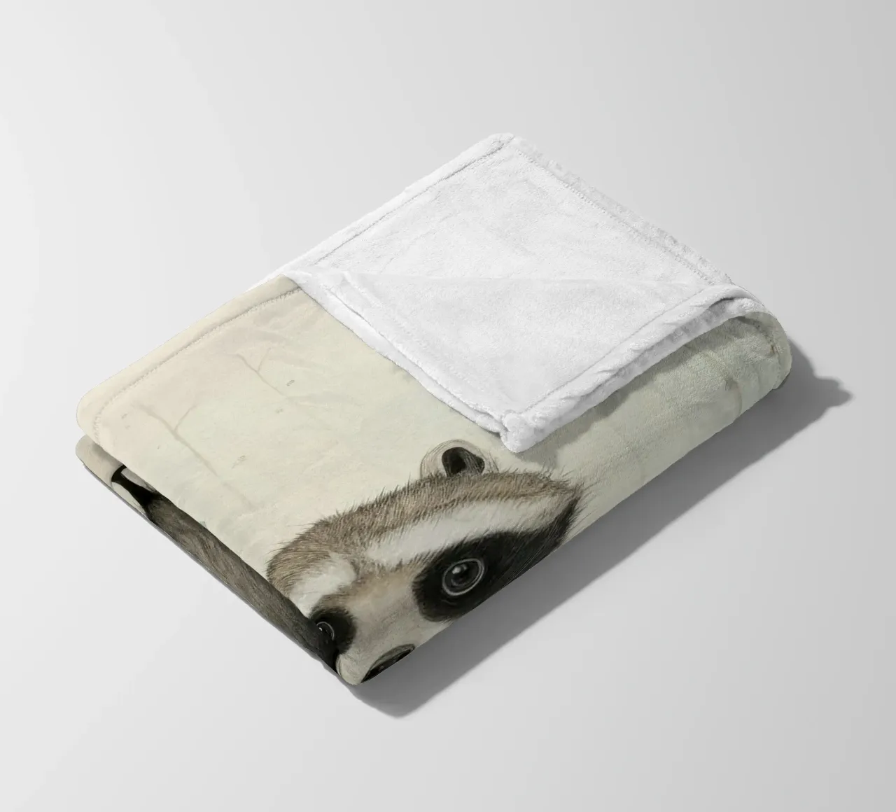 Procione minimo 2 coperta in pile da Minimal Animal Art