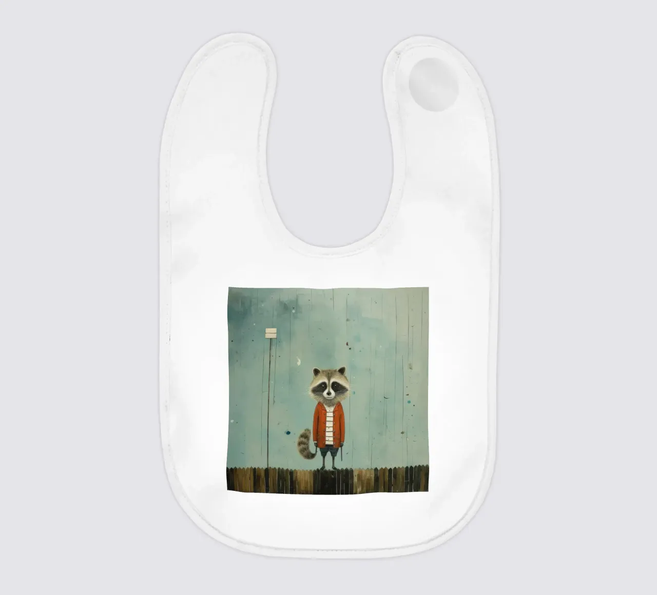 Procione minimo 1 bavaglino da Minimal Animal Art