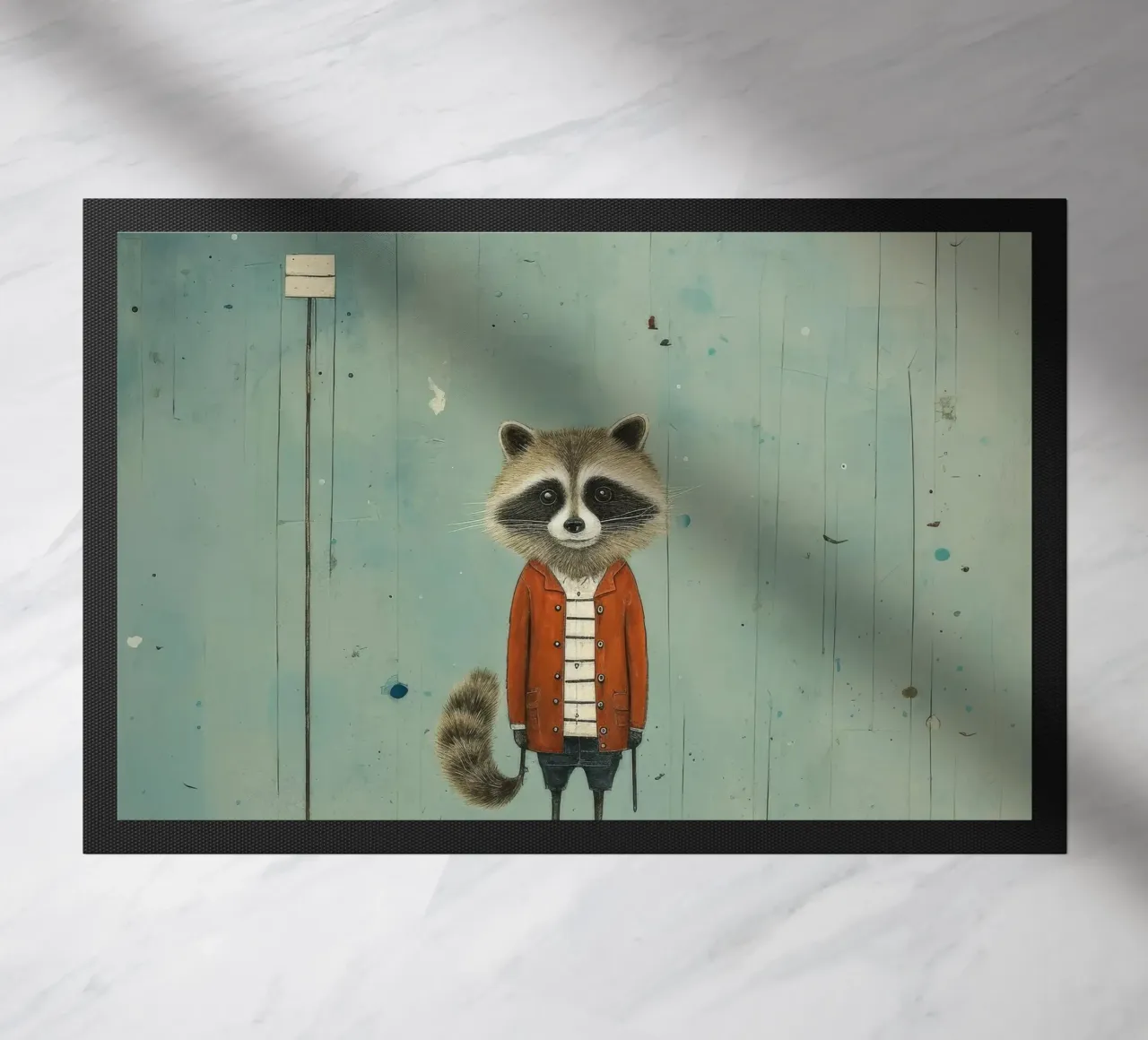 Procione minimo 1 zerbino da Minimal Animal Art