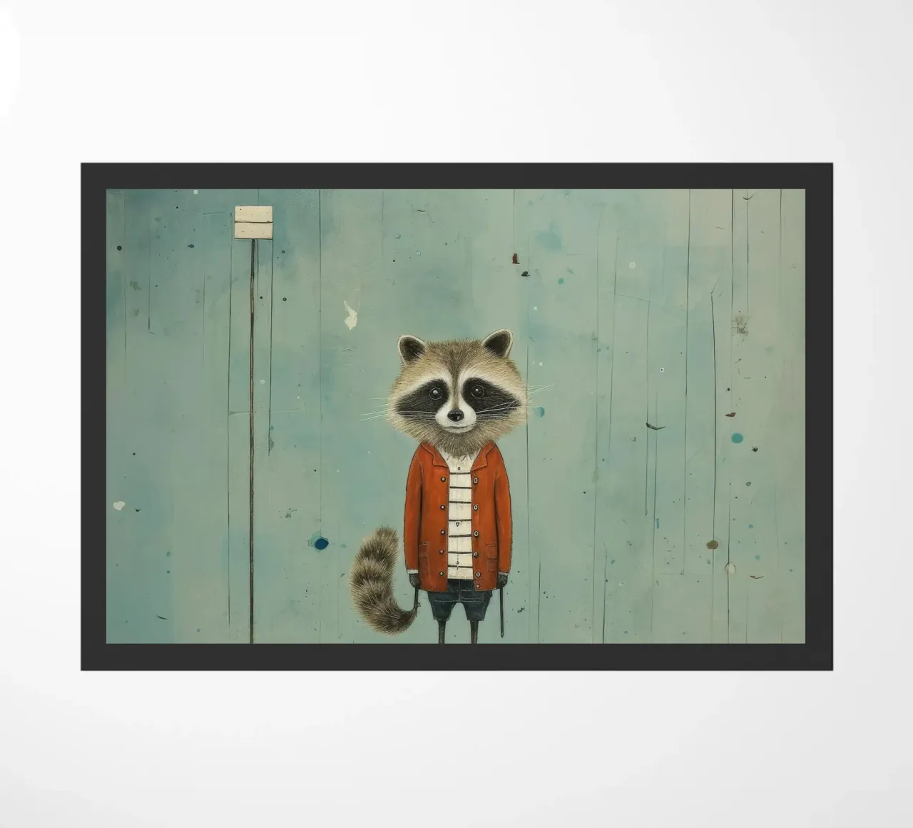 Procione minimo 1 zerbino da Minimal Animal Art