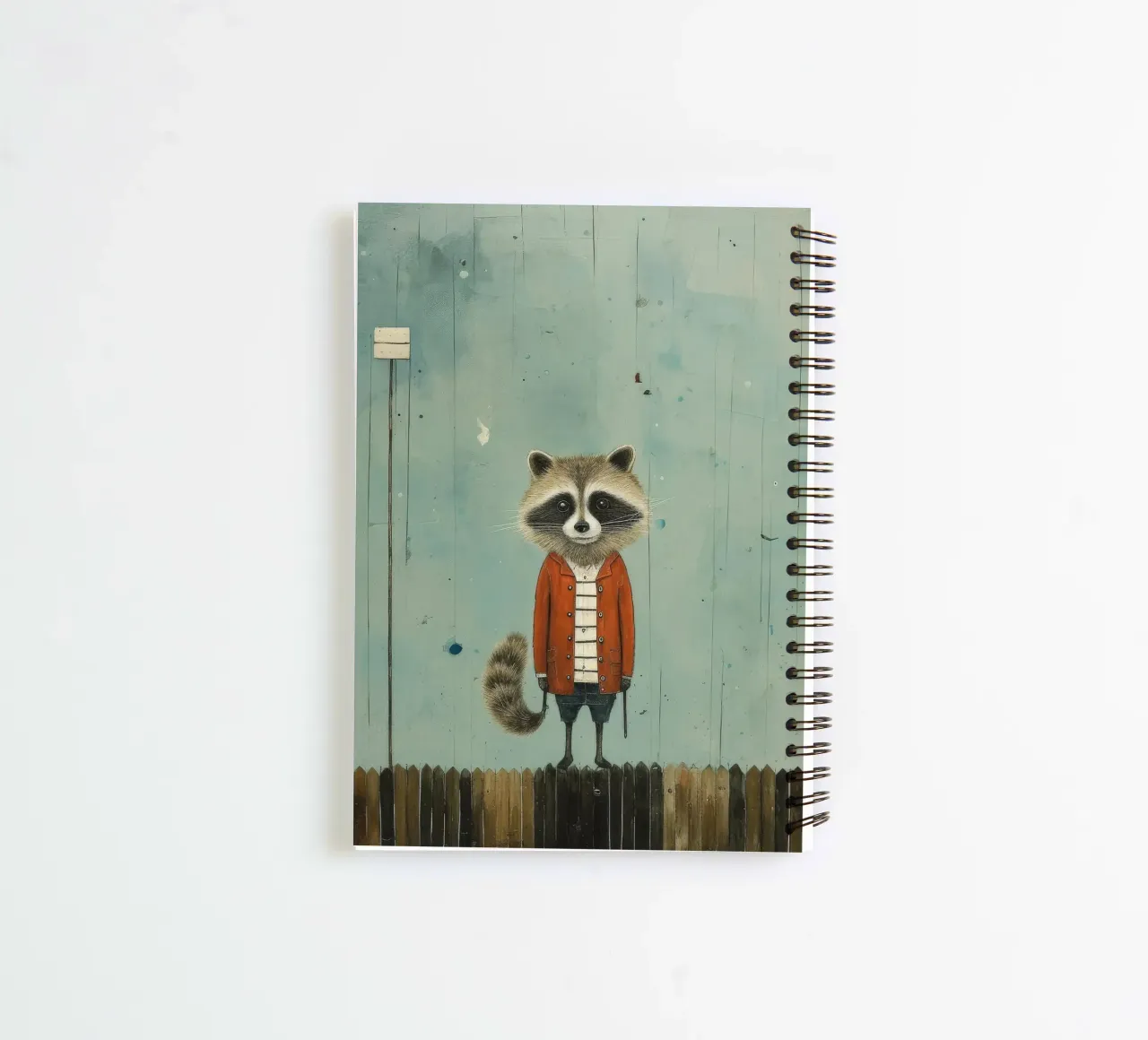 Procione minimo 1 diario ad anelli da Minimal Animal Art