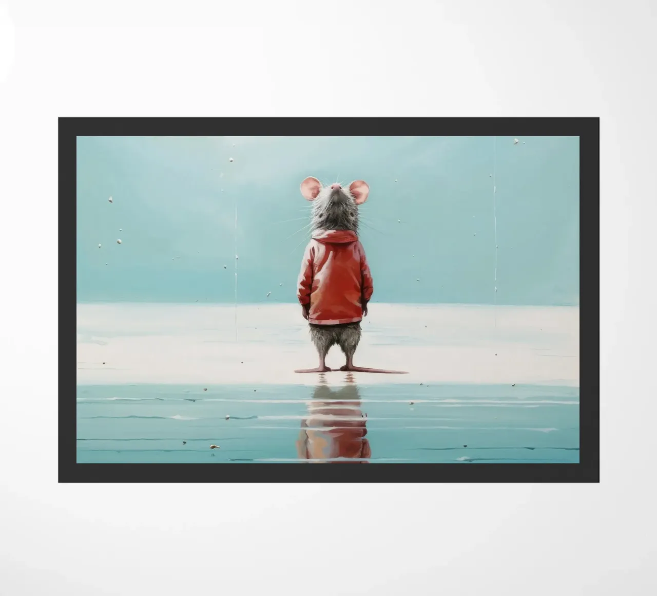 Minimum rate doormat by Minimal Animal Art