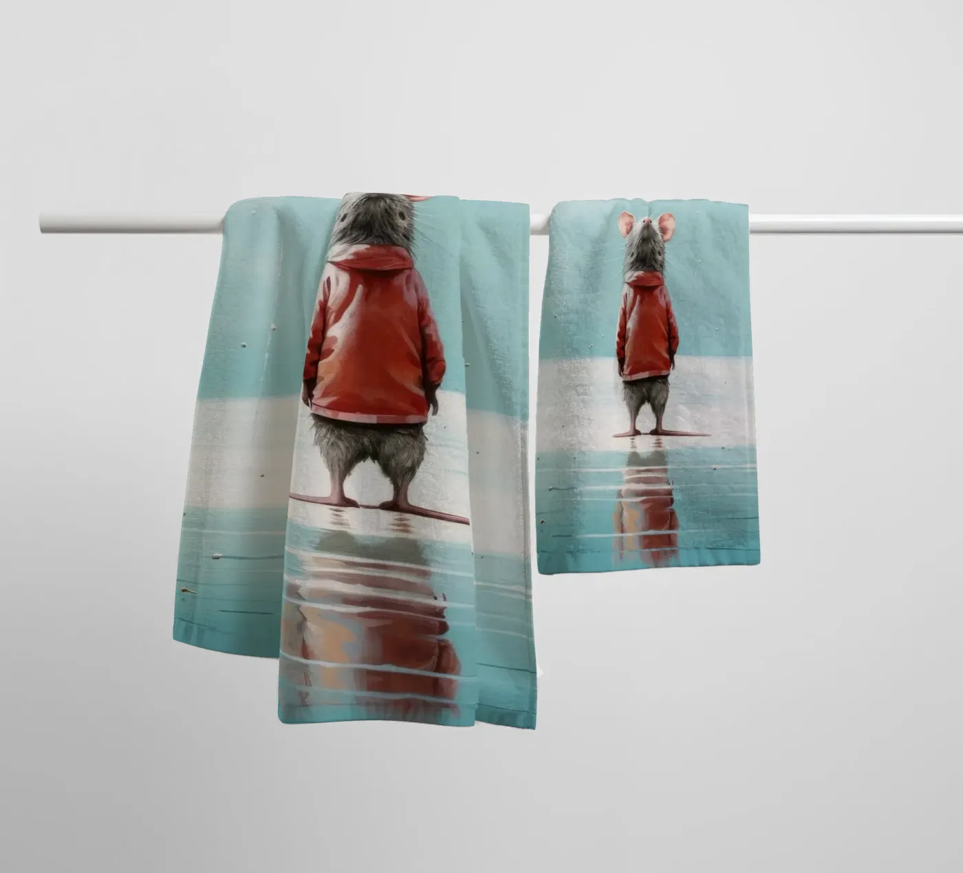 Minimum rate towel by Minimal Animal Art