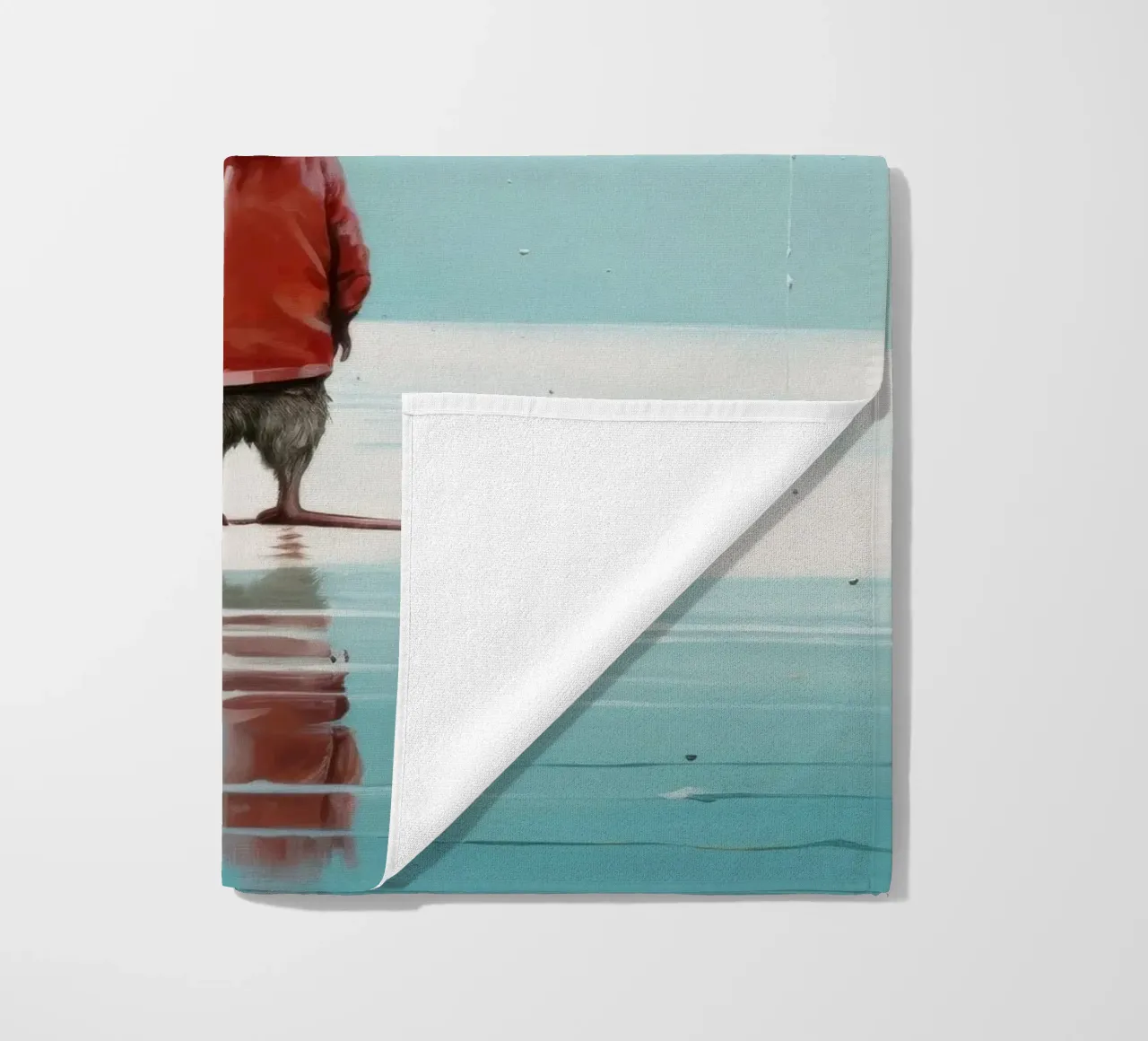 Ratto minimo 2 telo mare da Minimal Animal Art