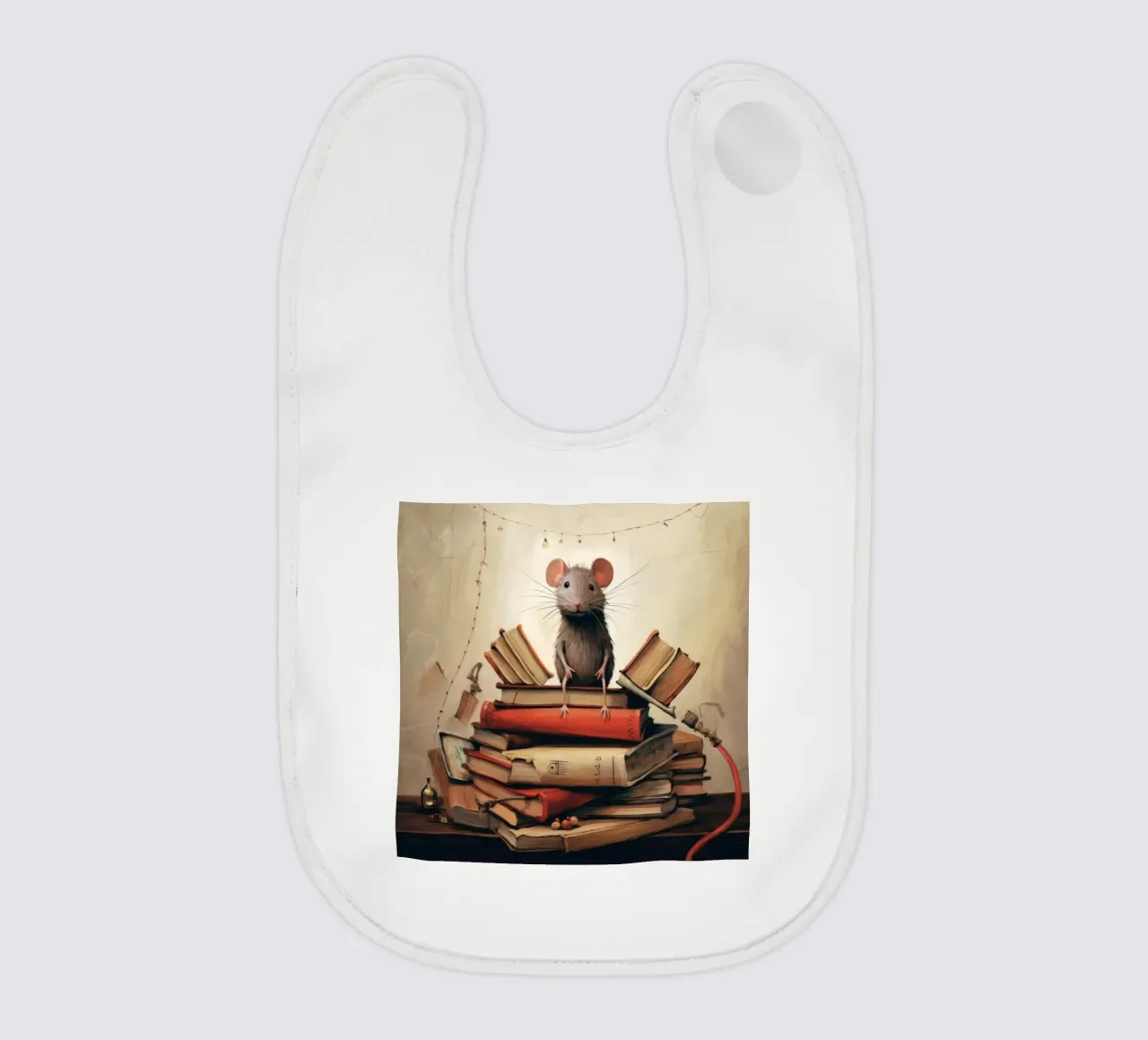 Minimale Ratte 3 Babylätzchen von Minimal Animal Art