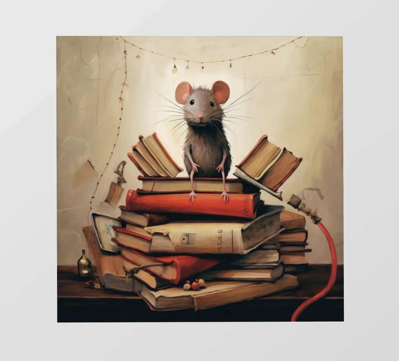 Minimaal advies fotobehang van Minimal Animal Art