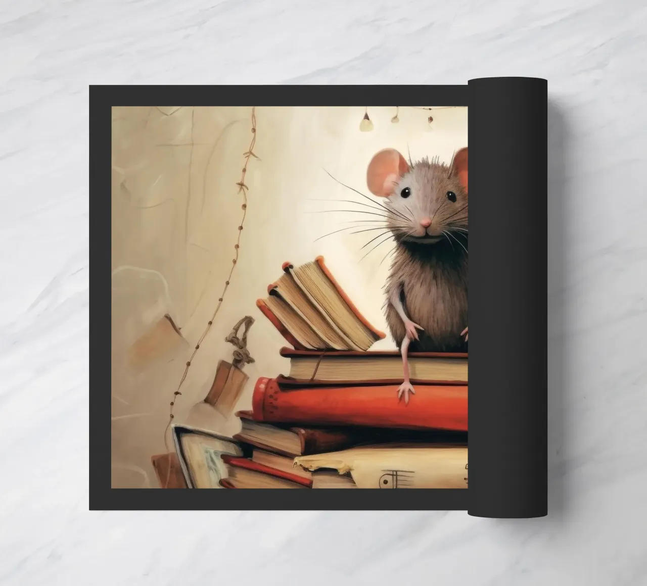 Minimum rate doormat by Minimal Animal Art