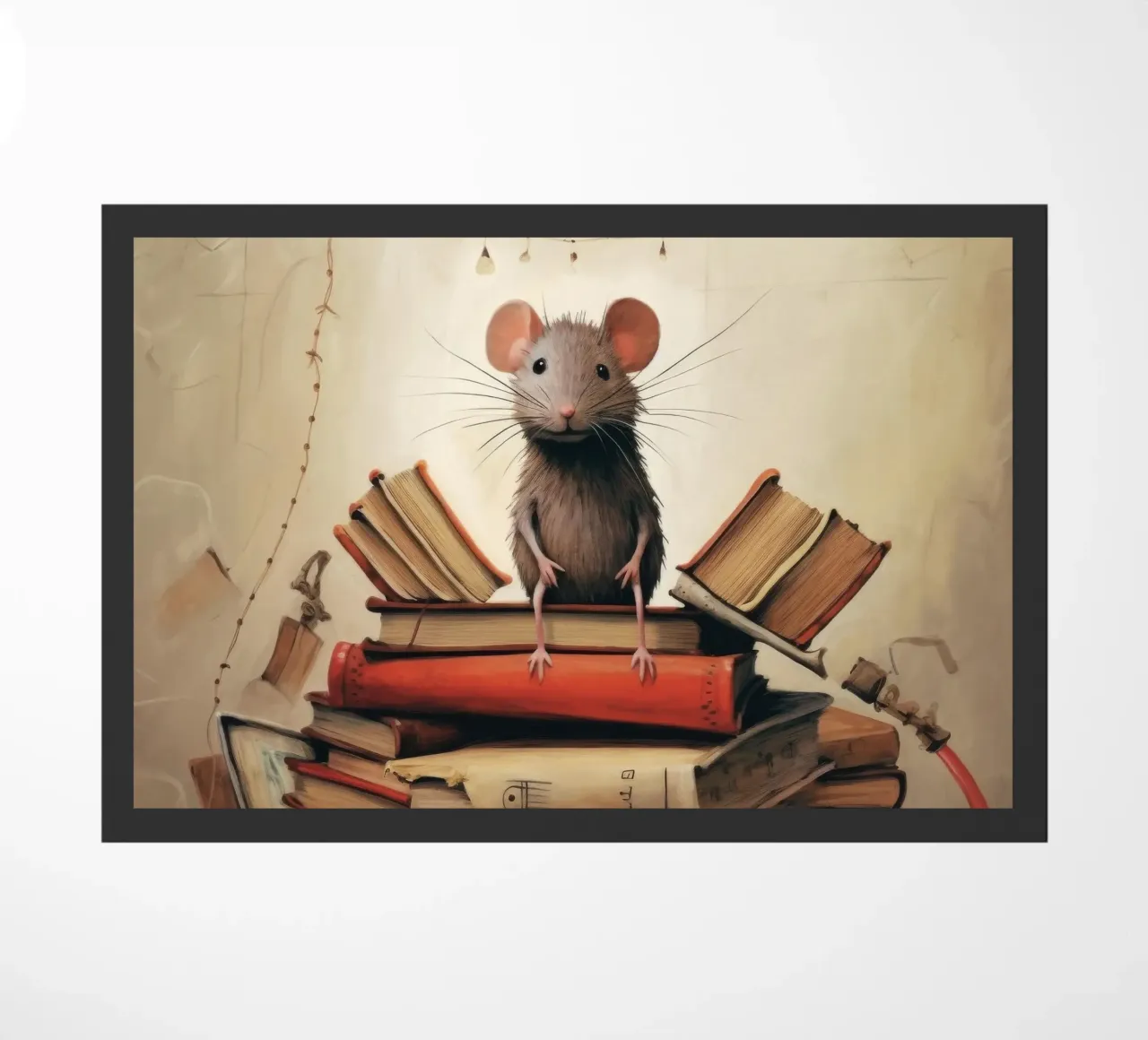 Minimum rate doormat by Minimal Animal Art