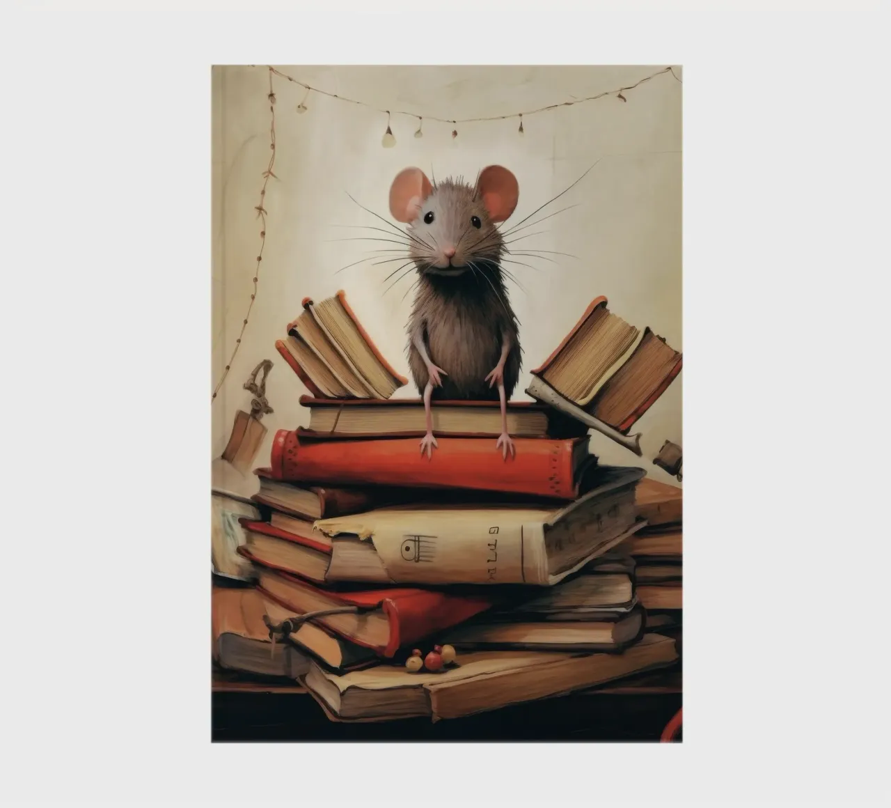 Minimale rat 3 notitieboek van Minimal Animal Art
