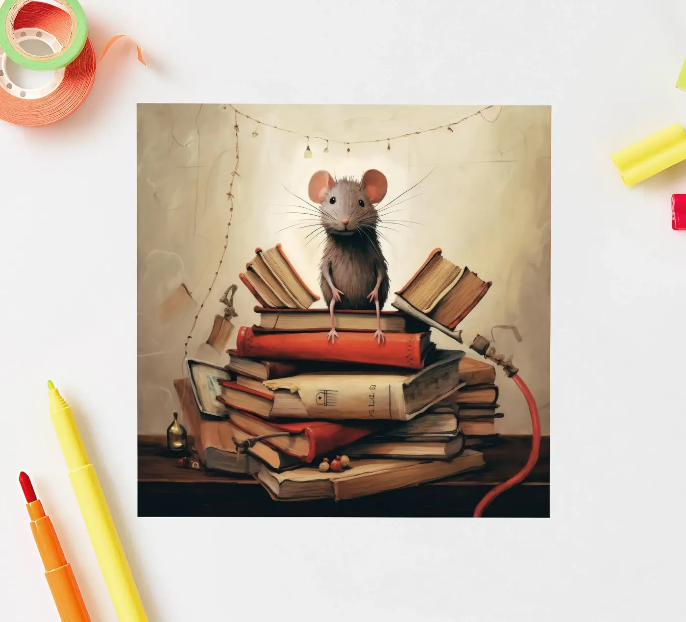 Minimaal advies sticker van Minimal Animal Art