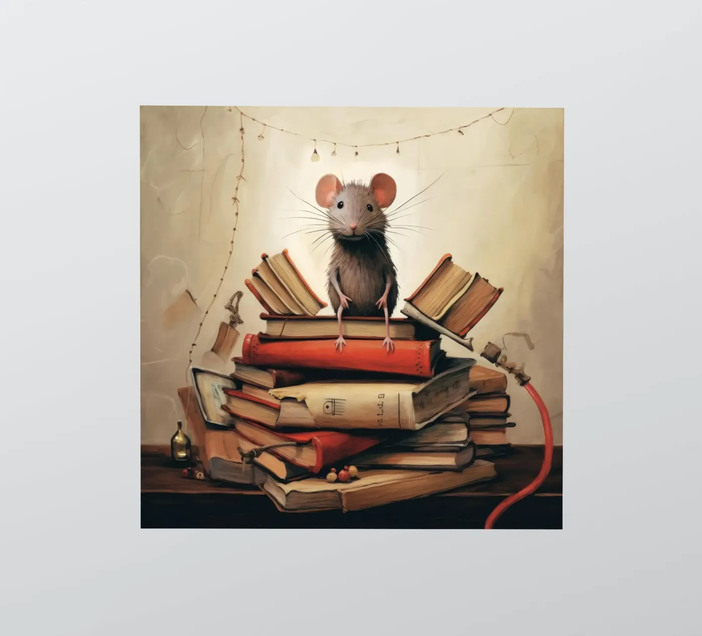 Minimaal advies sticker van Minimal Animal Art