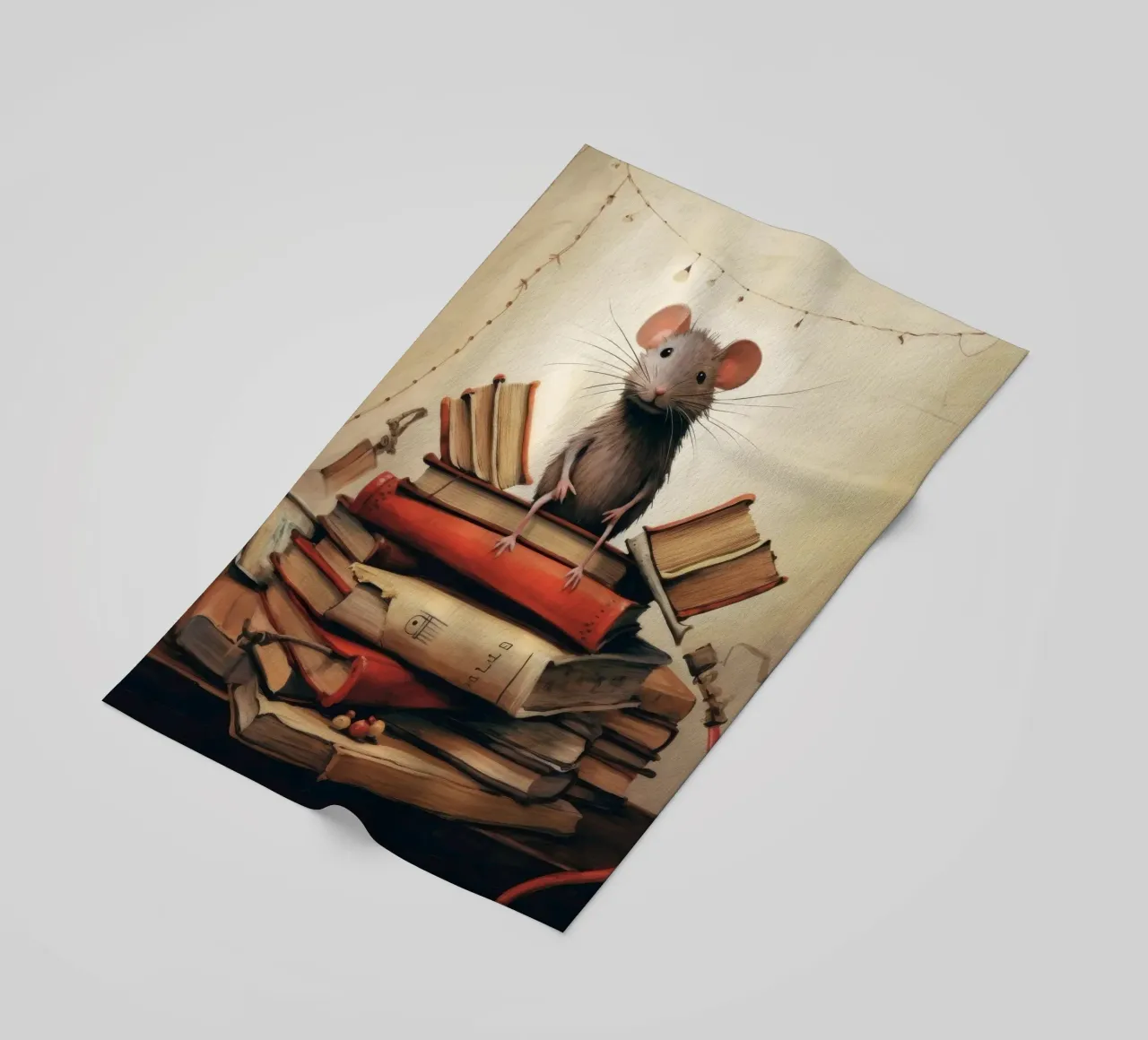 Minimaal advies strandhanddoek van Minimal Animal Art