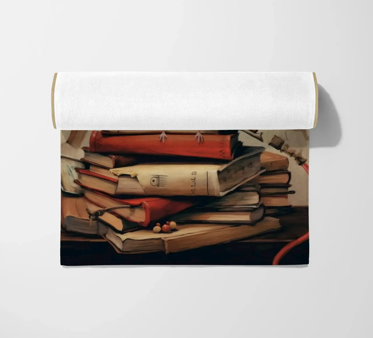 Minimaal advies strandhanddoek van Minimal Animal Art