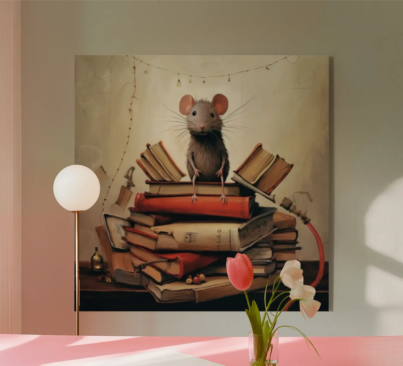 Minimaal advies acryl van Minimal Animal Art