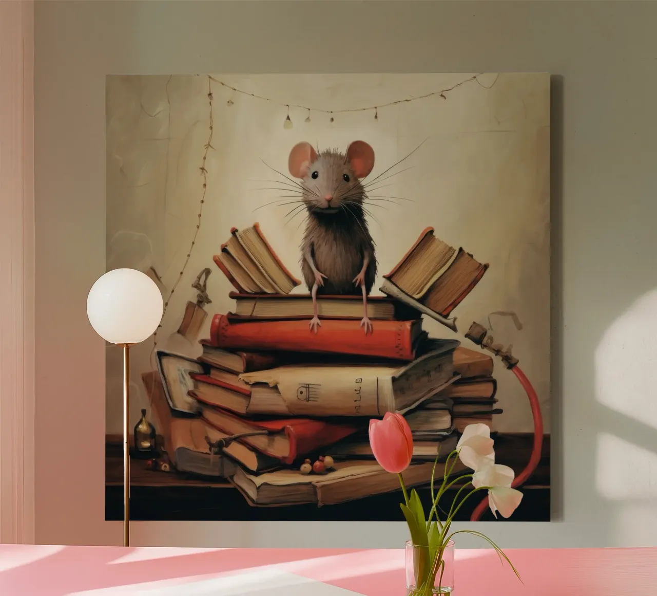 Minimum rate canvas by Minimal Animal Art