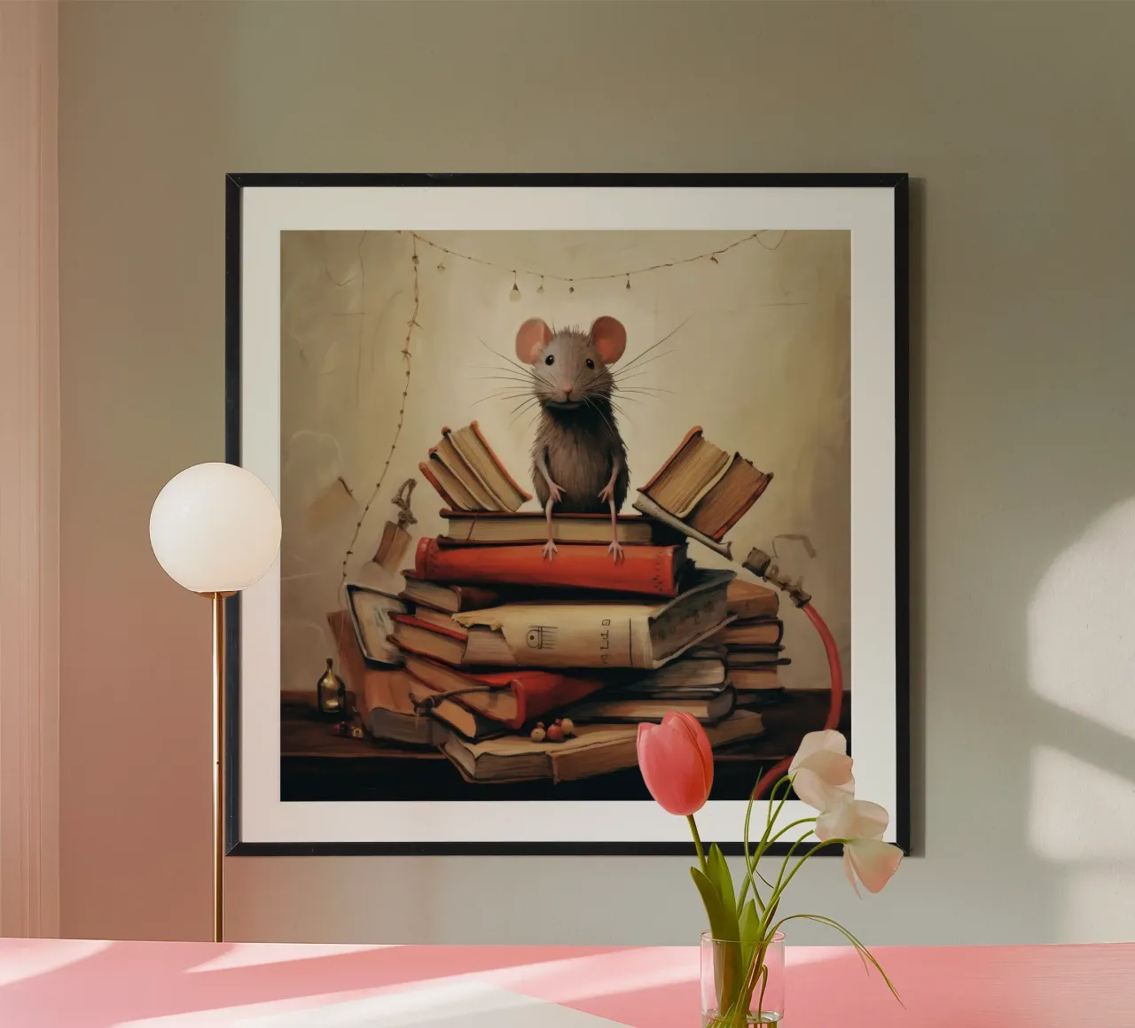 Minimum rate poster by Minimal Animal Art