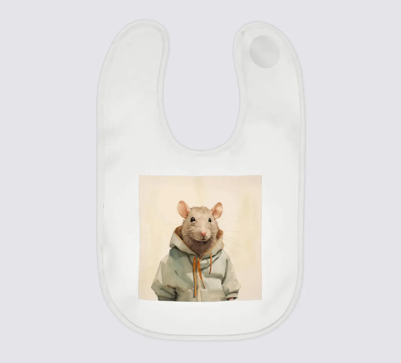 Minimaal advies baby slabbetje van Minimal Animal Art