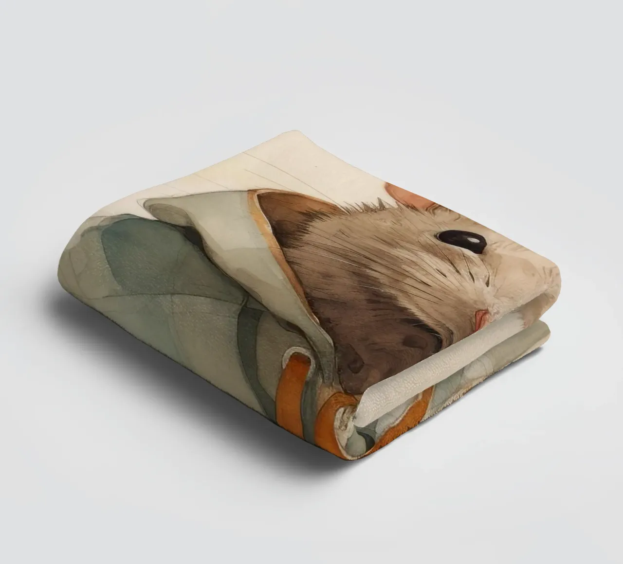 Ratto minimo 1 asciugamano da bagno da Minimal Animal Art