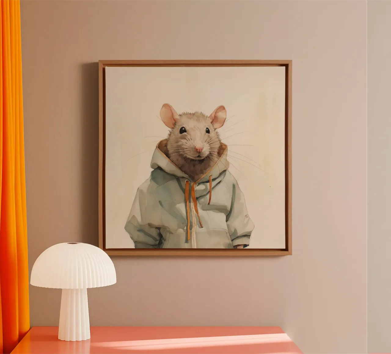 Consiglio minimo tela da Minimal Animal Art