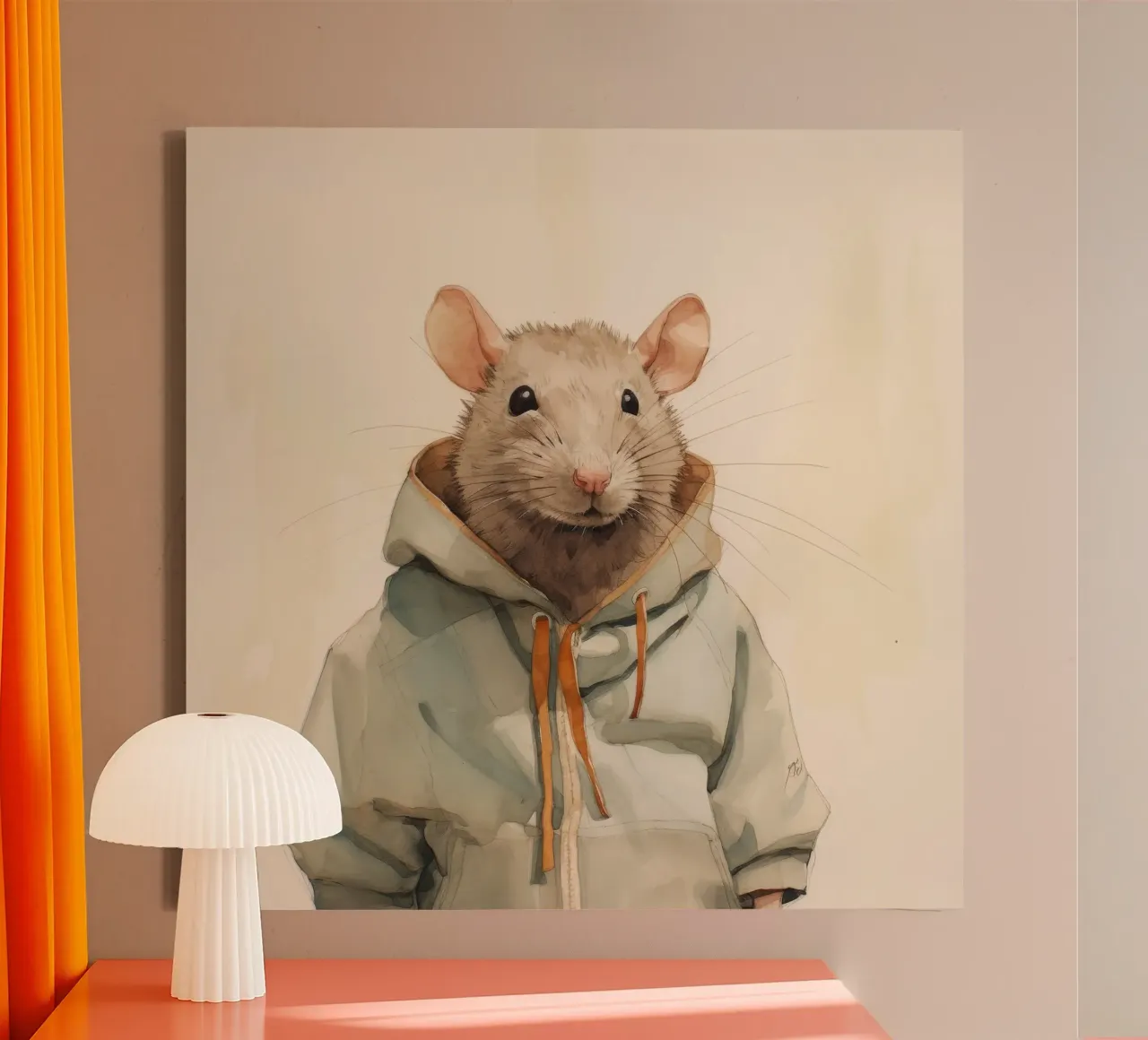 Consiglio minimo tela da Minimal Animal Art