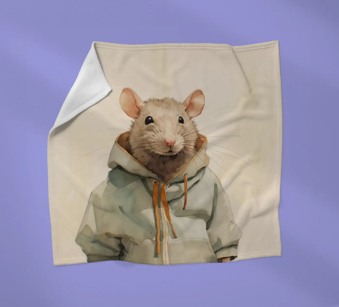 Minimaal advies fleecedeken van Minimal Animal Art