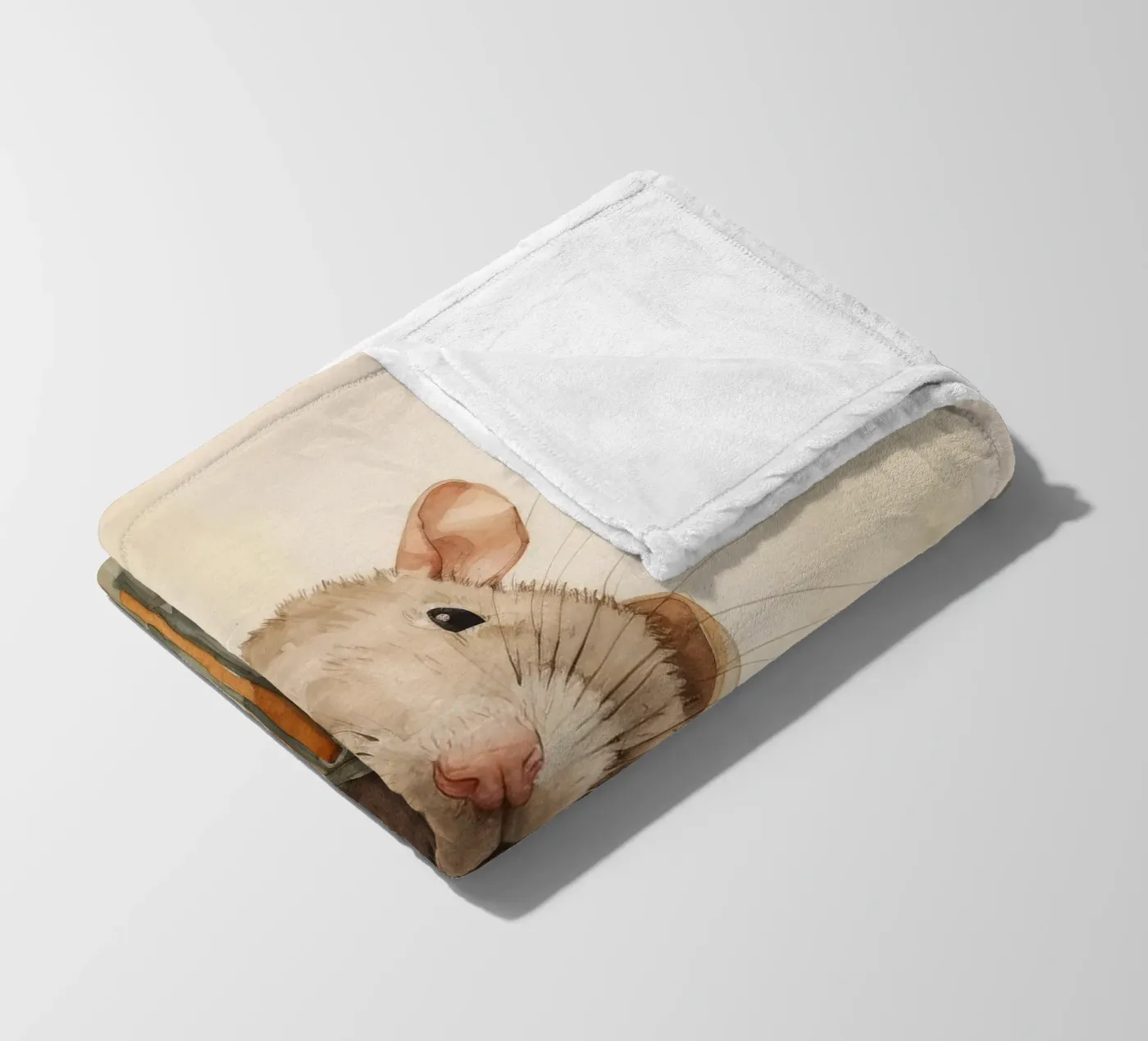 Minimaal advies fleecedeken van Minimal Animal Art