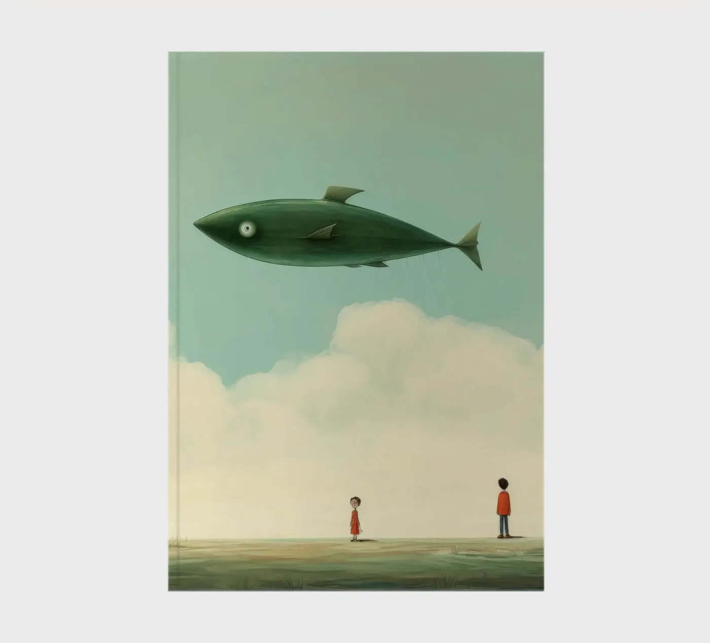 Minimal Ray notebook by Minimal Animal Art