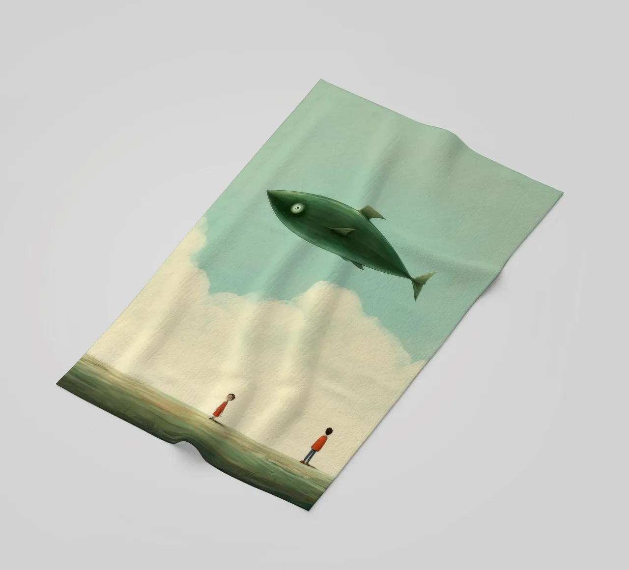 Raggio minimo 2 telo mare da Minimal Animal Art
