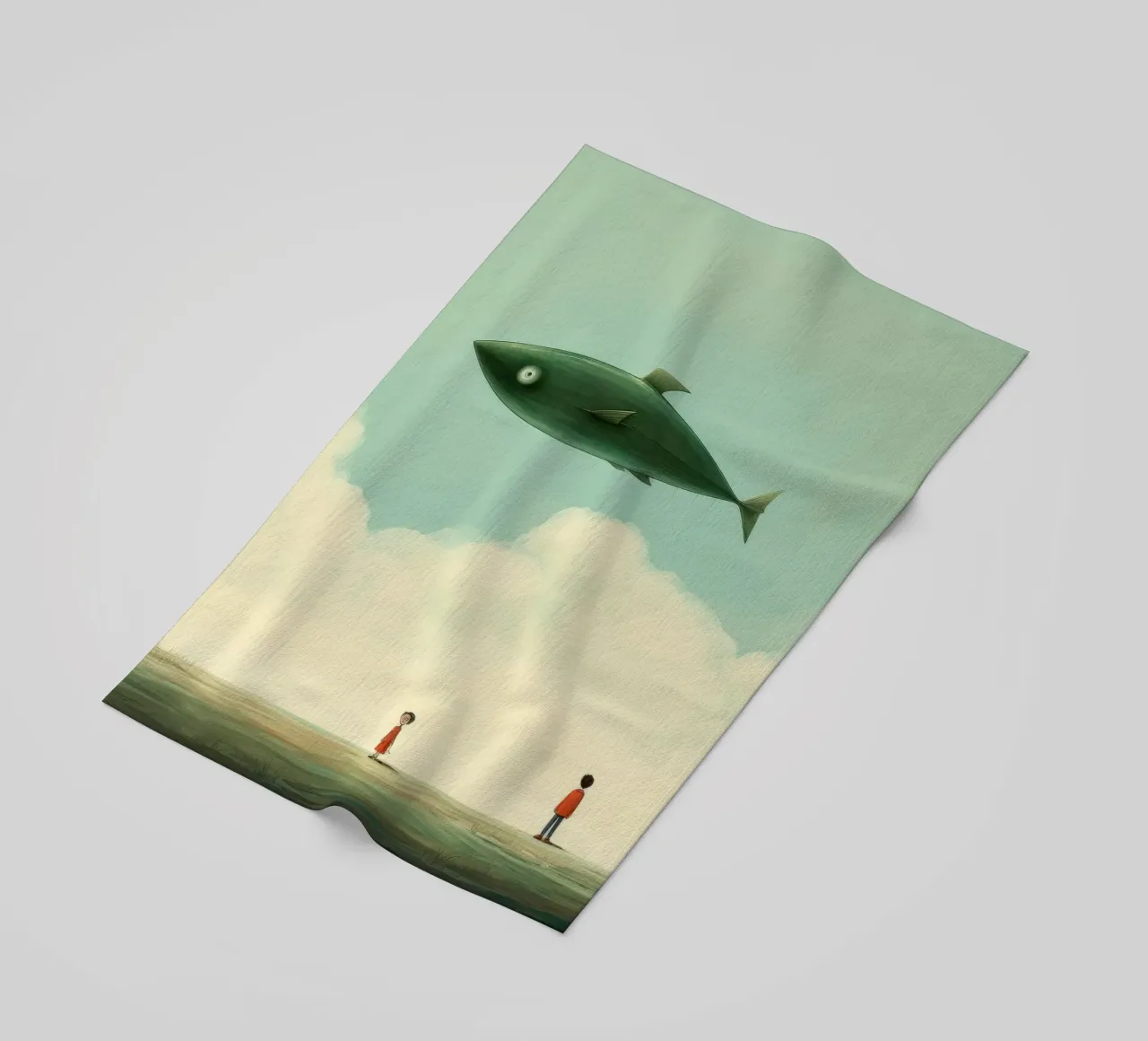 Minimo Ray telo mare da Minimal Animal Art