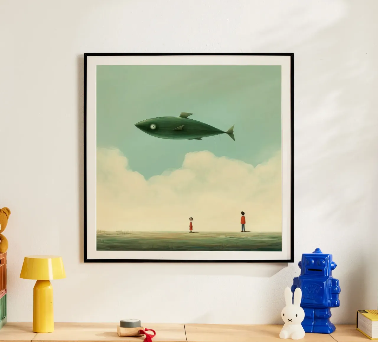 Minimo Ray poster da Minimal Animal Art
