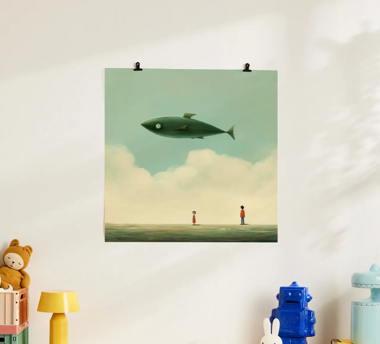Minimo Ray poster da Minimal Animal Art
