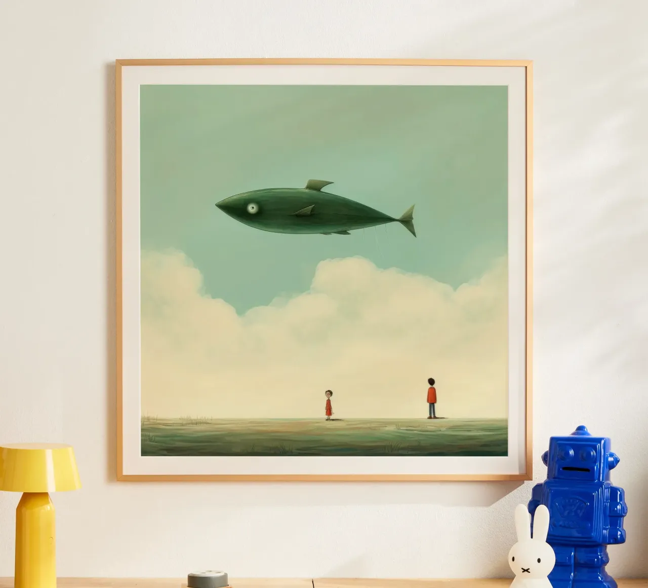 Minimo Ray poster da Minimal Animal Art