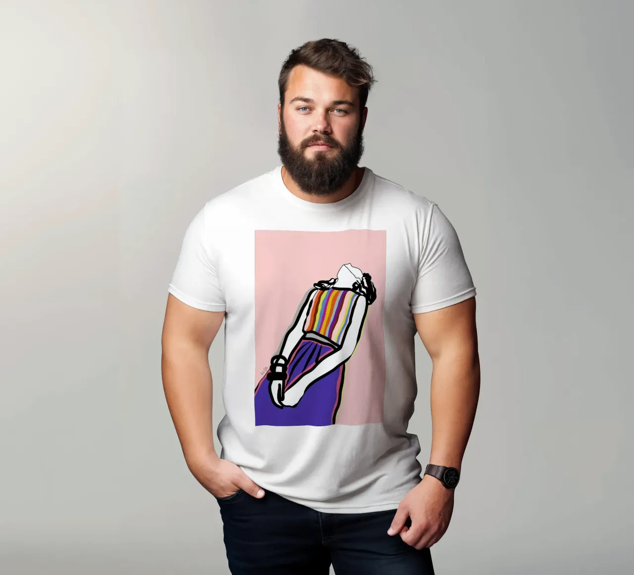 Relaxed T-Shirt von Linda Gobeta