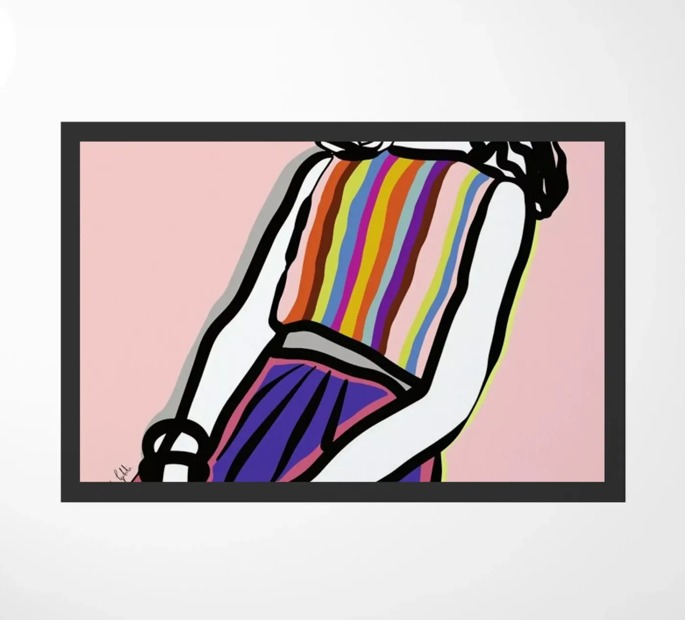 Relaxed deurmat van Linda Gobeta