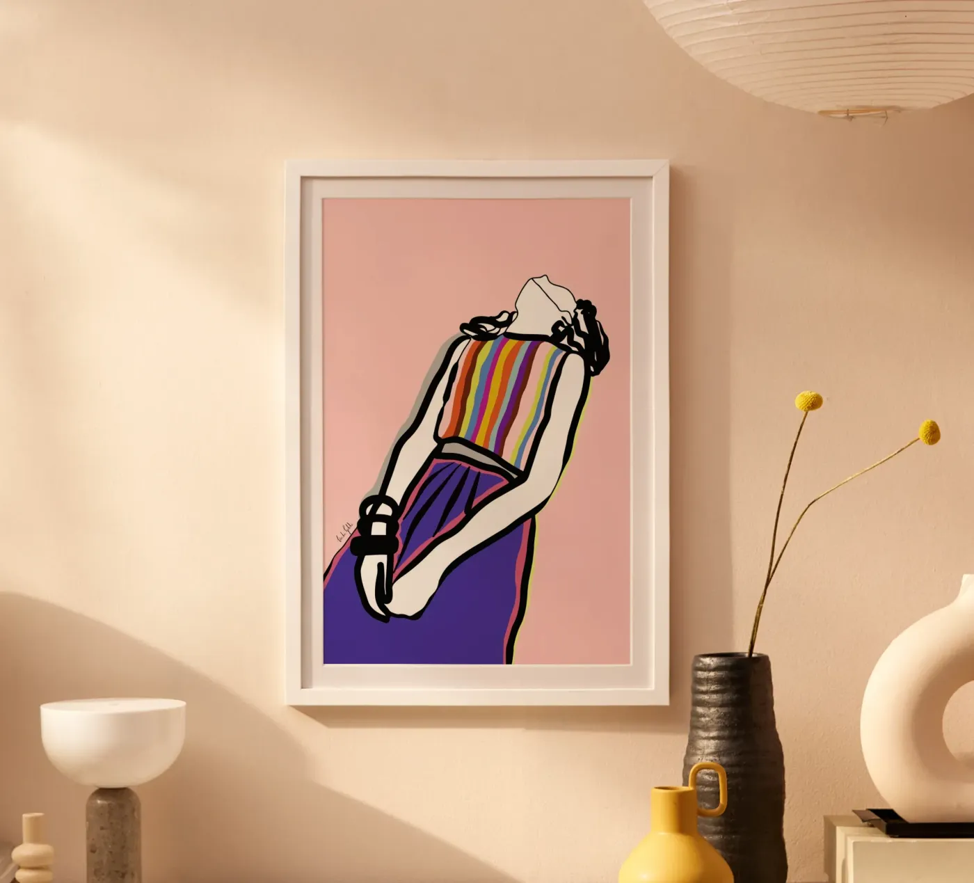 Relaxed poster van Linda Gobeta