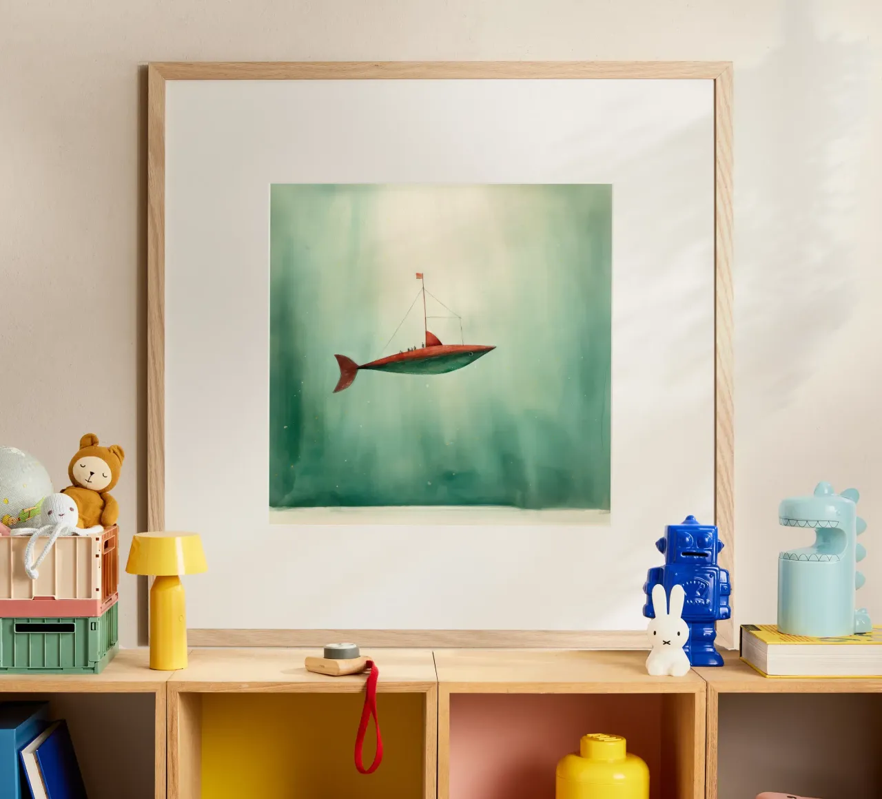 Minimo Ray poster da Minimal Animal Art