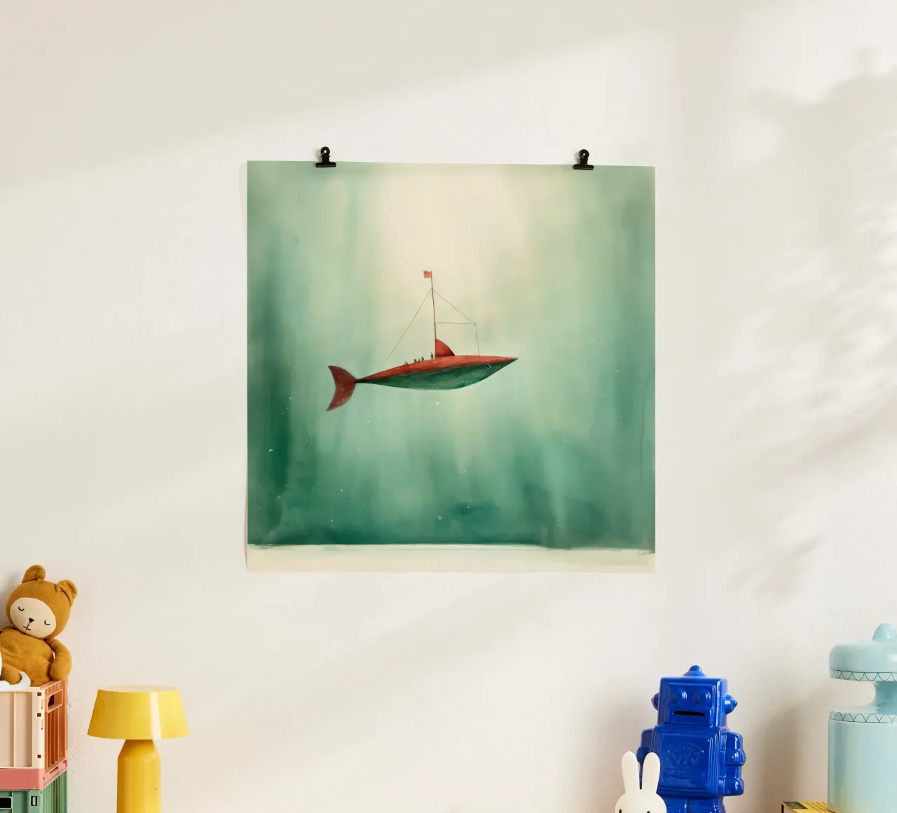 Minimo Ray poster da Minimal Animal Art