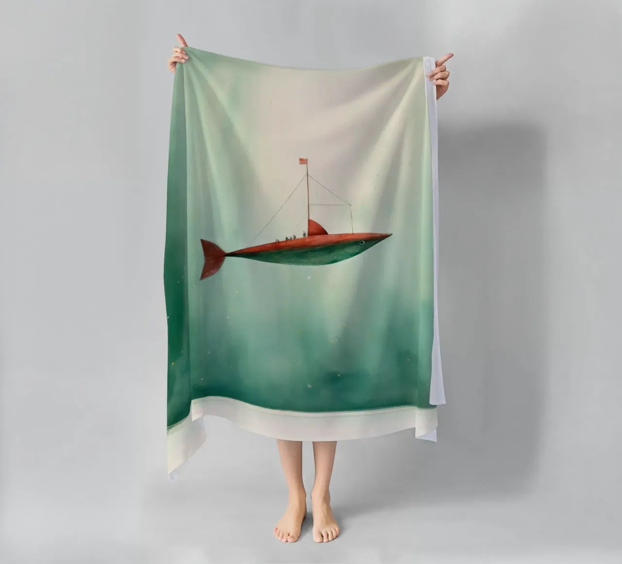 Minimo Ray telo mare da Minimal Animal Art