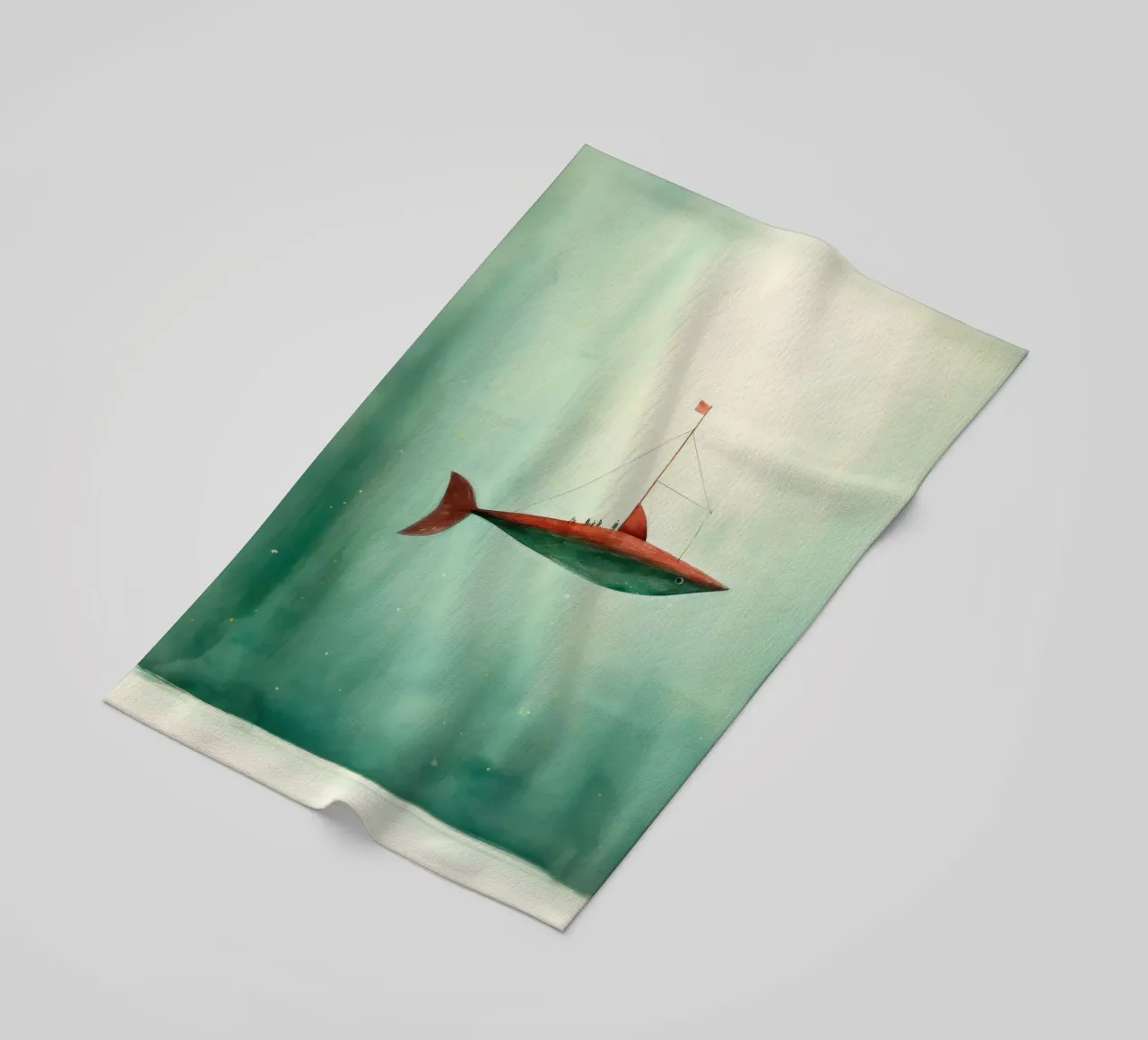 Minimo Ray telo mare da Minimal Animal Art