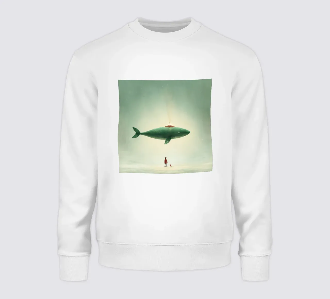 Minimal Ray 4 sweatshirt by Minimal Animal Art