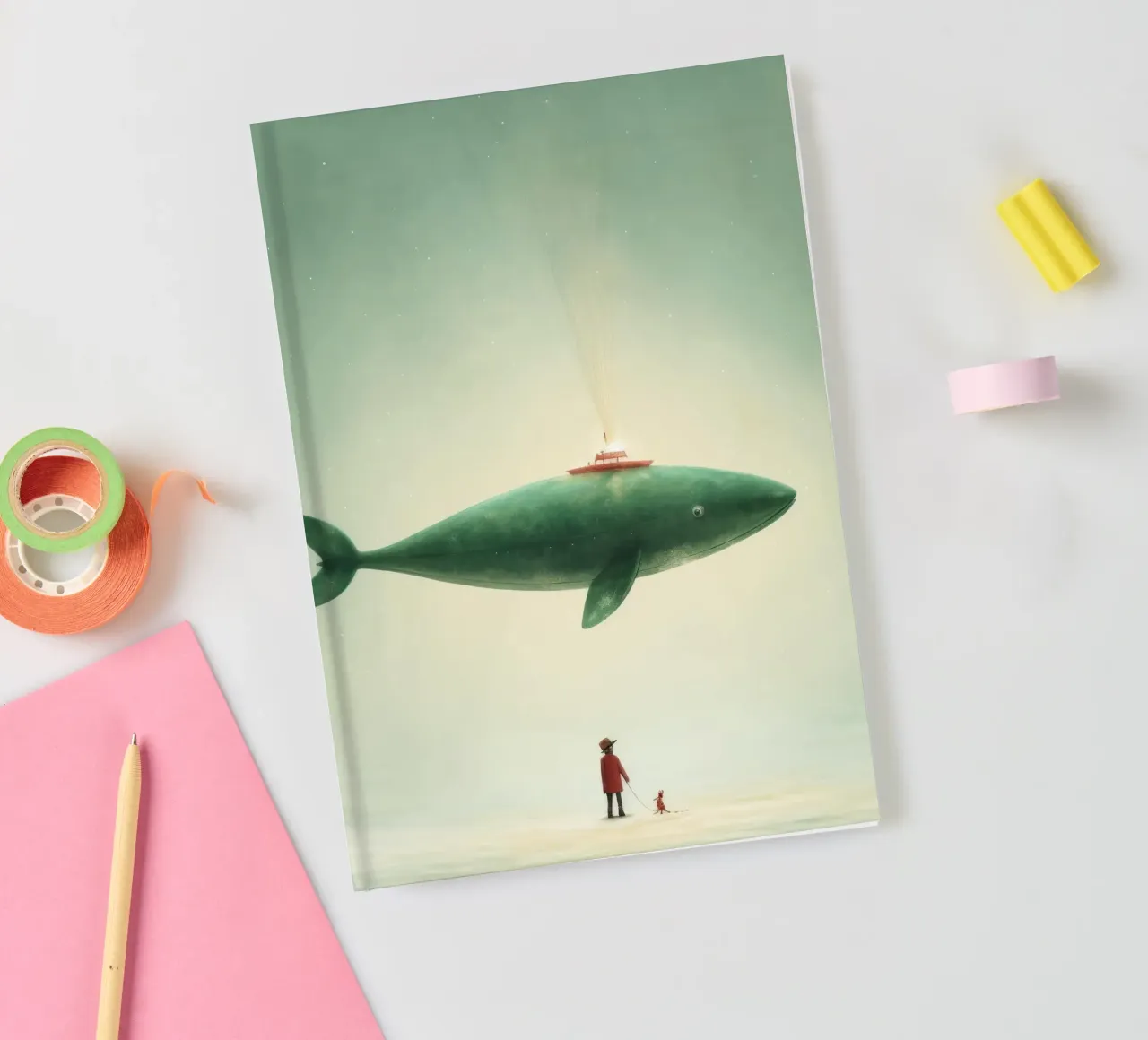 Minimal Ray 4 notebook by Minimal Animal Art