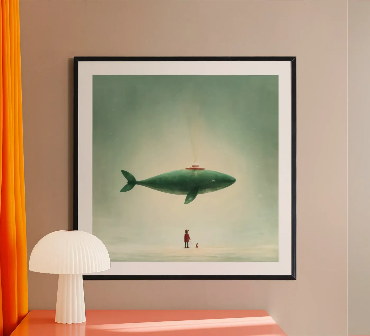 Minimal Ray Poster von Minimal Animal Art